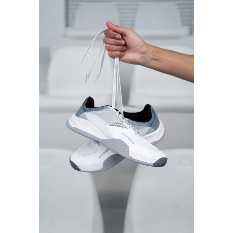 Adult Handball Shoes H900 Stronger - White/Grey