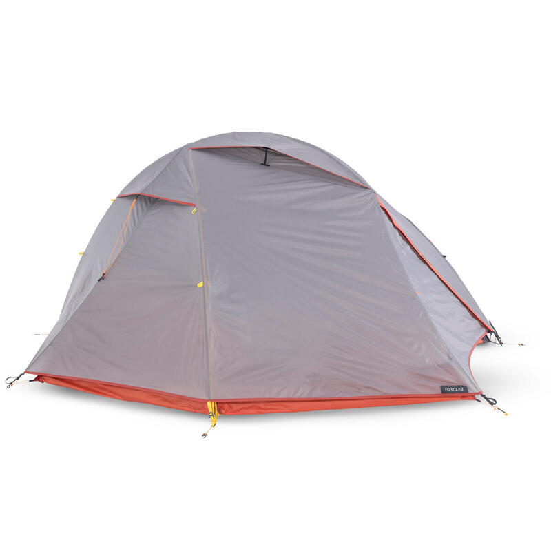 Koepeltent voor trekking MT900 3 personen grijs