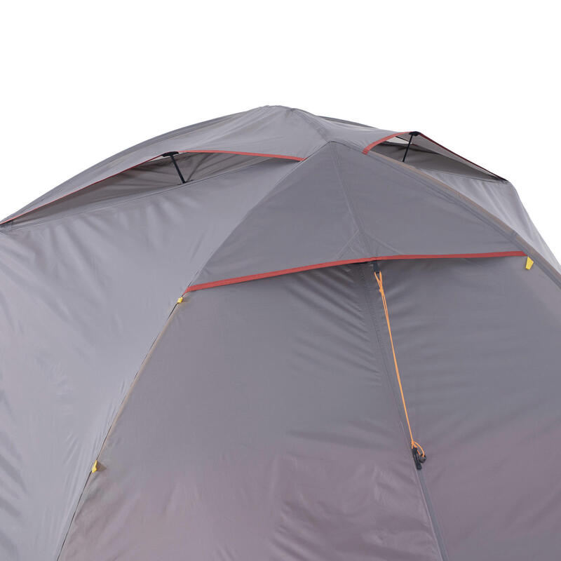 Koepeltent voor trekking MT900 3 personen grijs