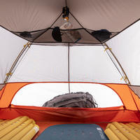 Šator za treking MT900 s kupolom za 3 osobe sivi