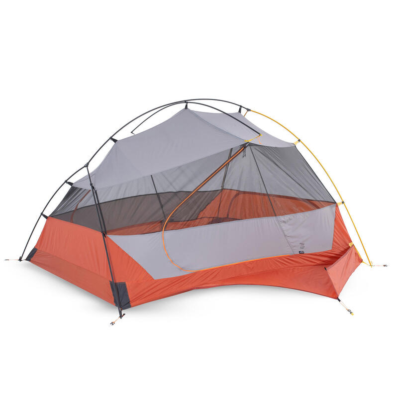 Koepeltent voor trekking MT900 3 personen grijs