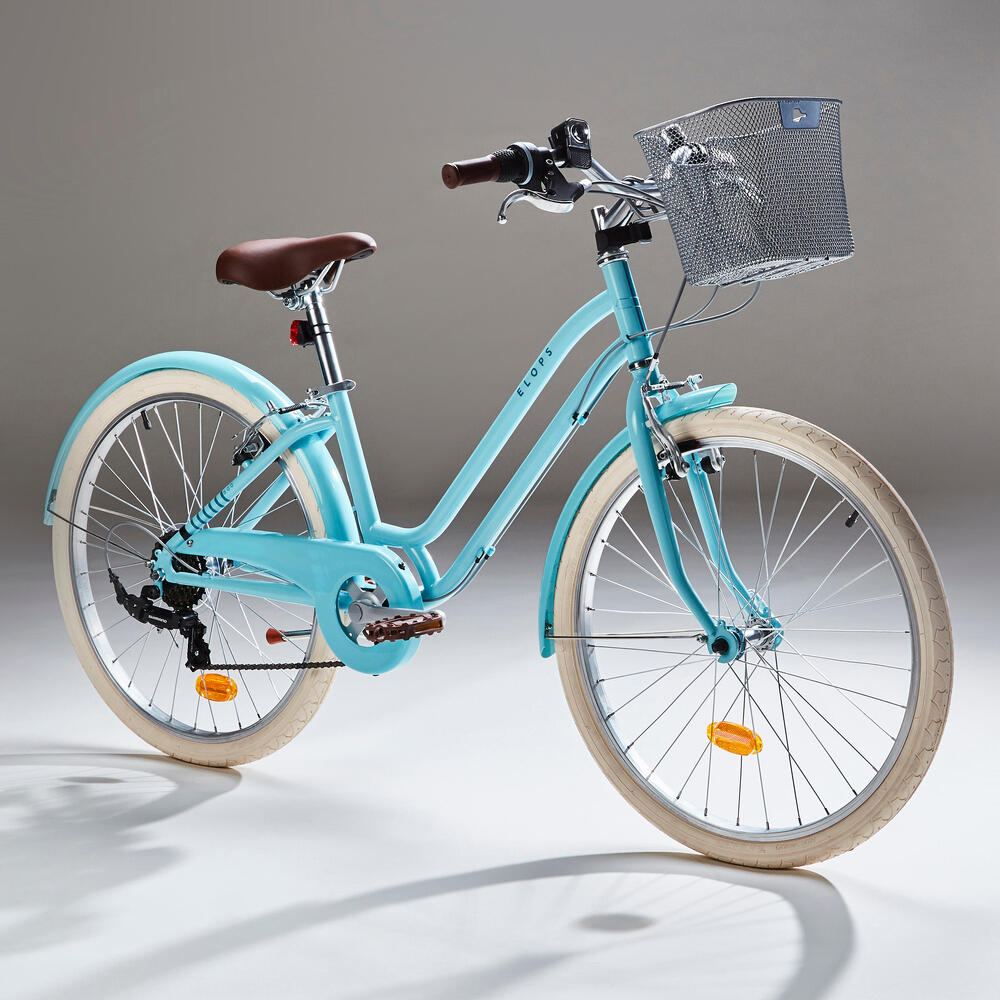 Bicicletă oraș Elops 500 24 inch Copii: Manual de instrucțiuni, reparații