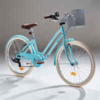 دراجة المدينة Elops 500 مقاس 24 بوصة للأطفال من 9 إلى 12 عامًا
