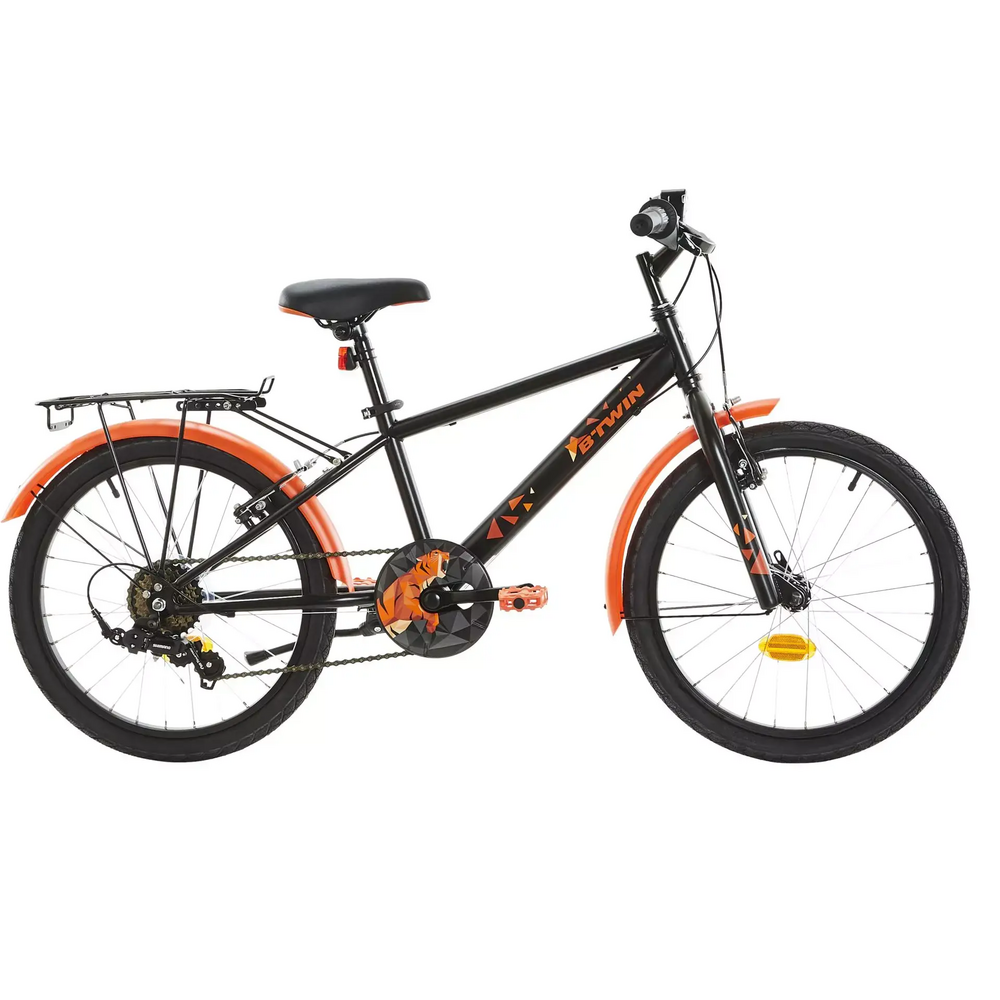 trekové-kolo-černo-oranžové-Decathlon