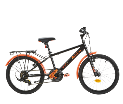VTC-noir-orange-decathlon VTC-noir-orange-decathlon