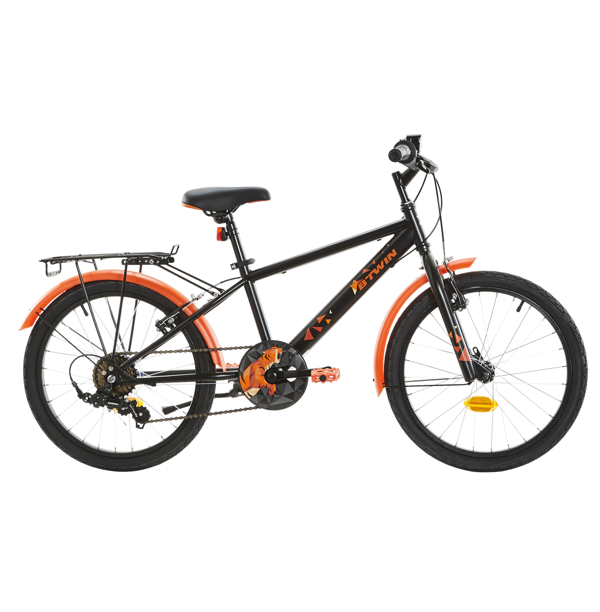 Trekkingrad-schwarz-orange-decathlon