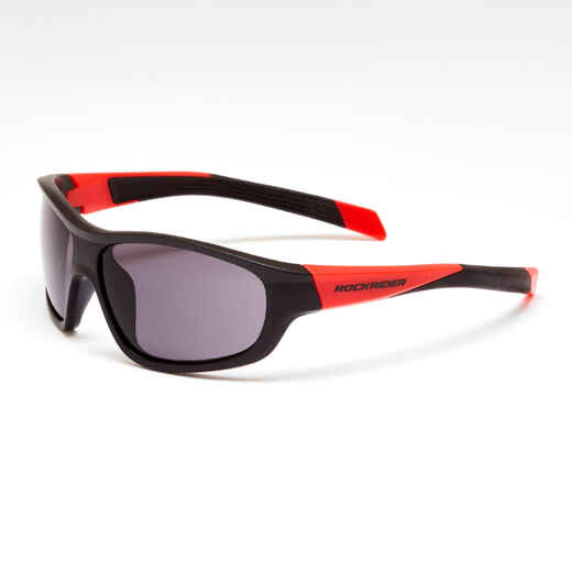 Kids' Cat 3 Cycling Sunglasses- Black/Red