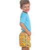 Boardshorts Surfen Jungen 100 Origami orange