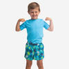 Boardshort voor surfen kinderen 100 groen