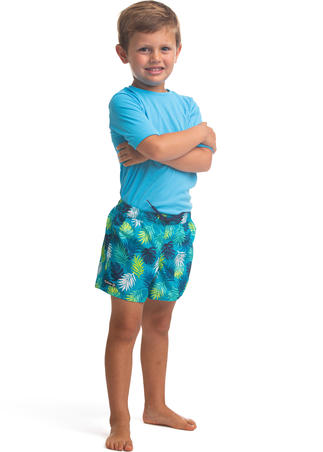 Kids’ swim shorts 100 - Green