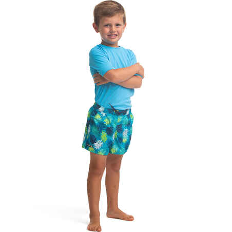 Kids’ swim shorts 100 - Green