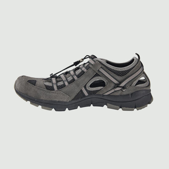 Sandalias cerradas de senderismo hombre, NH500 Fresh gris