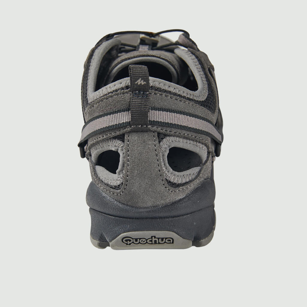 Pánska obuv NH150 Fresh na nenáročnú turistiku sivá