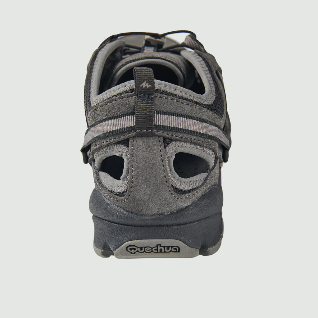 Sandalias cerradas de senderismo para Hombre Quechua NH150 gris