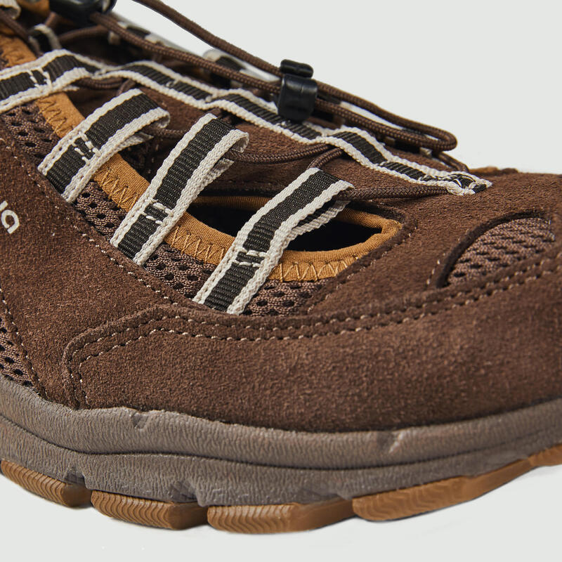 NATURE HIKING SHOES - NH150 FRESH - BROWN - MEN