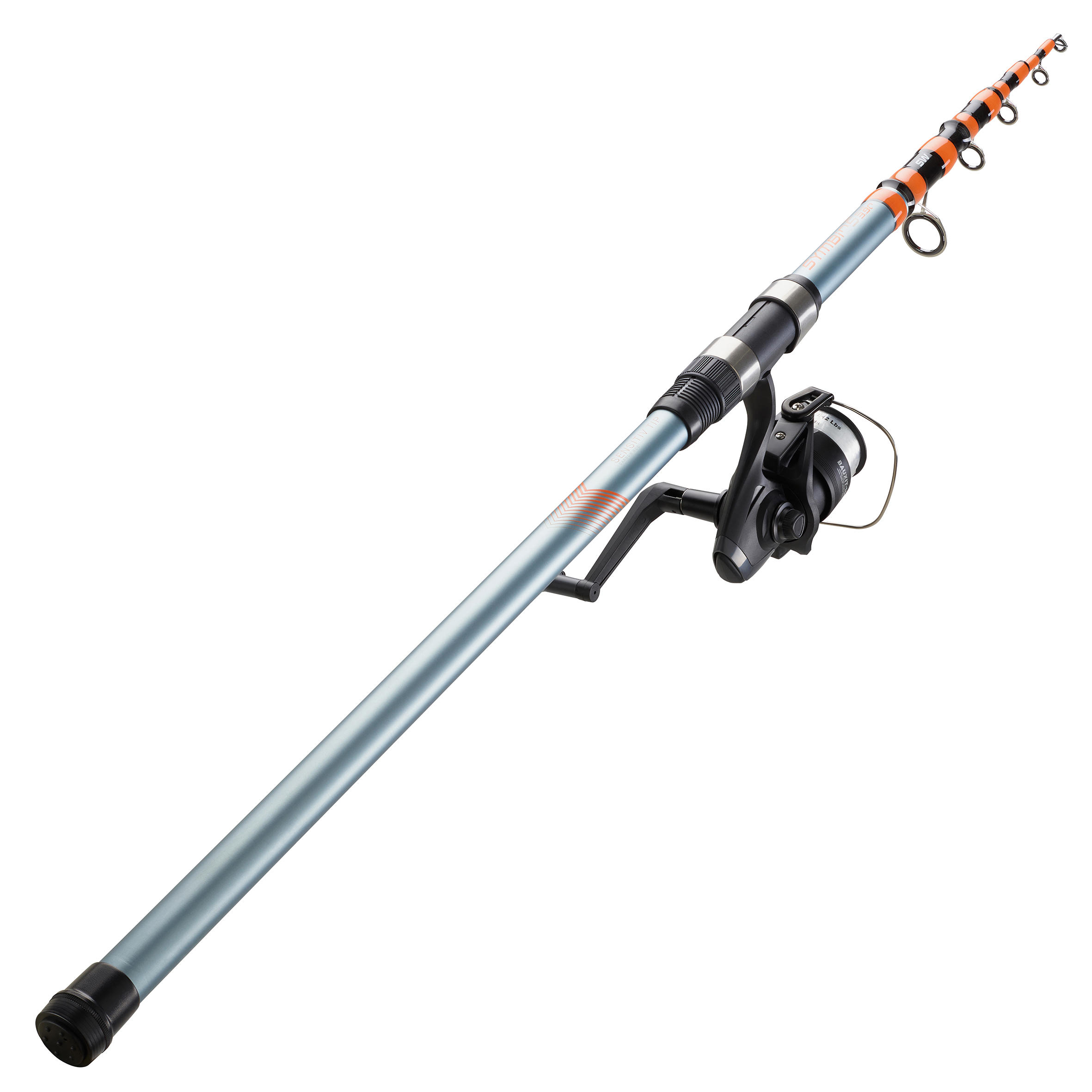 CAPERLAN Set pesca surfcasting canna e mulinello SYMBIOS LIGHT-100 390 80-150g