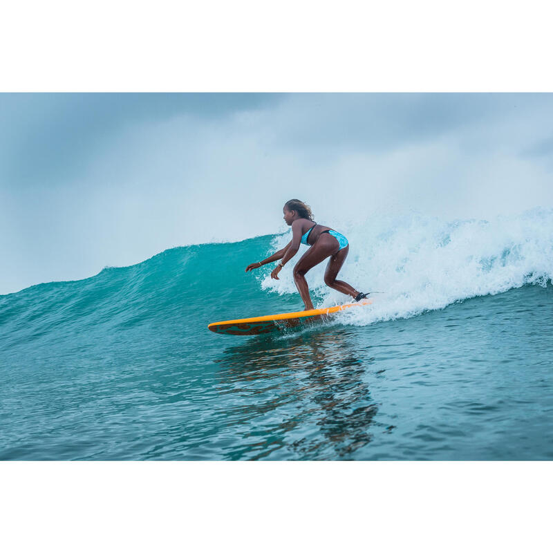 Dívčí plavky spodní díl na surf Malou 500 tyrkysové