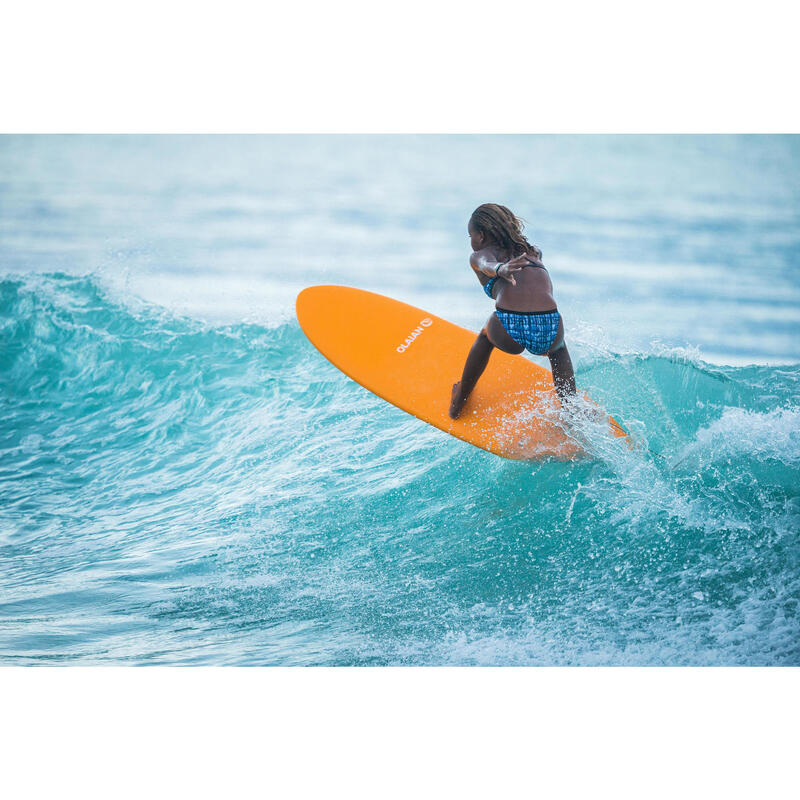 Dívčí plavky horní díl na surf Bondi 500 modrý