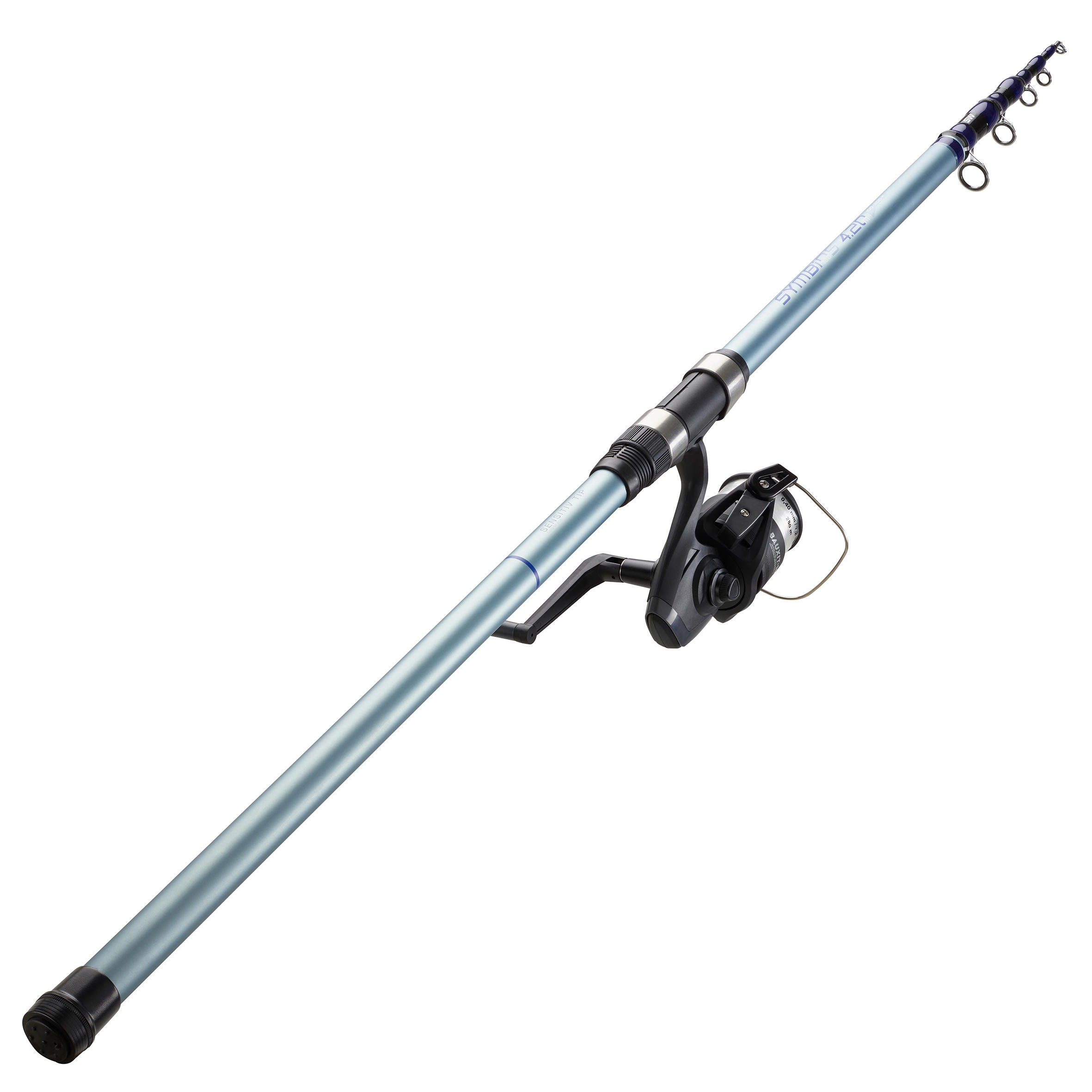 Decathlon | Set pesca surfcasting canna e mulinello SYMBIOS-100 420 TELESCO |  Caperlan