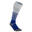 Football Socks Traxium - Grey/Blue Stripes