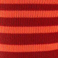 Football Socks Viralto Solo - Red/Orange Stripes