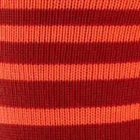 Football Socks Viralto Solo - Red/Orange Stripes