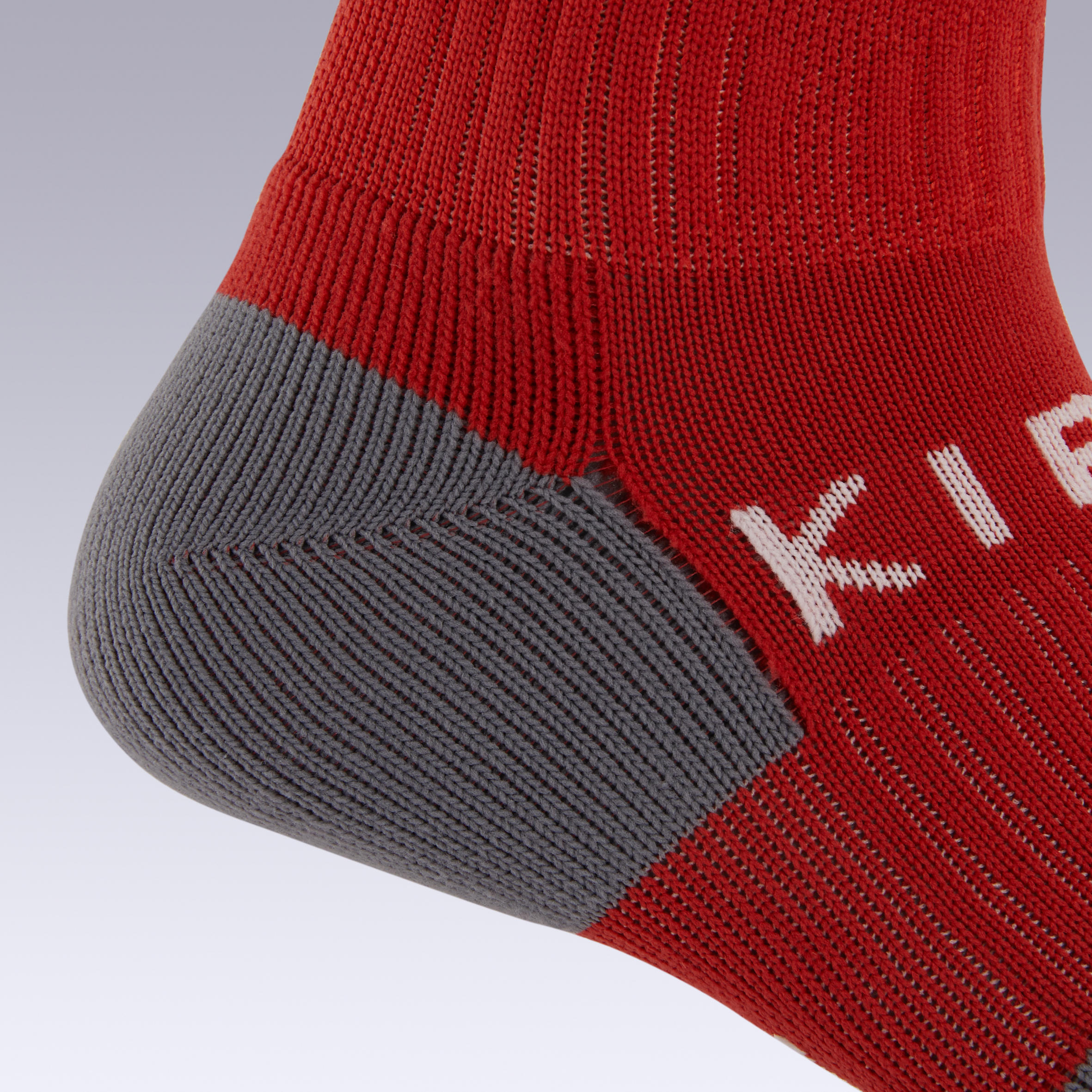 Football Socks Viralto Solo - Red/Orange Stripes 6/8