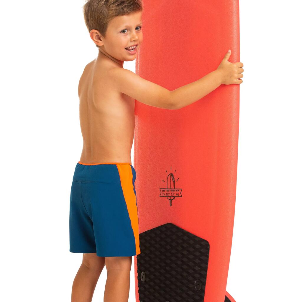 short de bain 500 Kid bleu