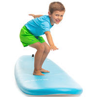Water tee shirt anti UV surf enfant bleu