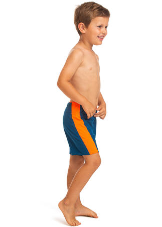 short de bain 500 Kid bleu