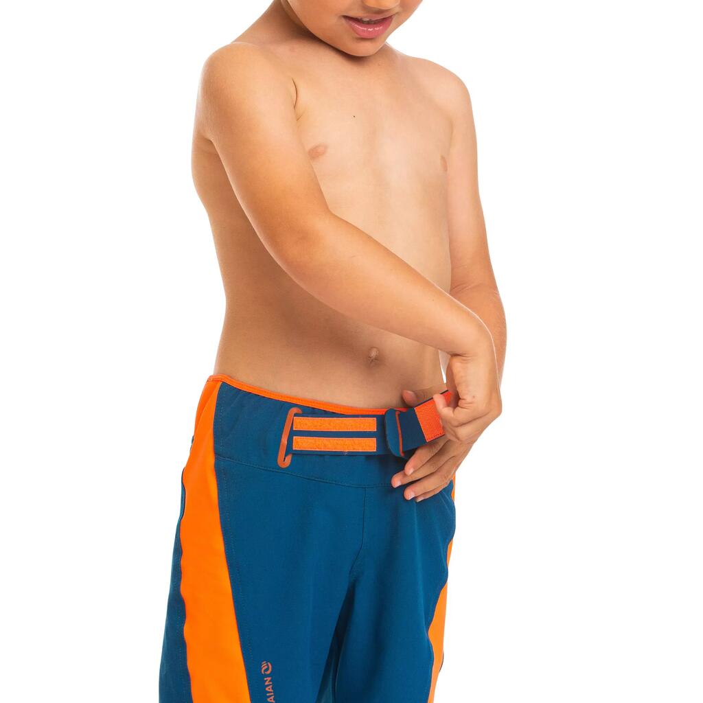short de bain 500 Kid bleu