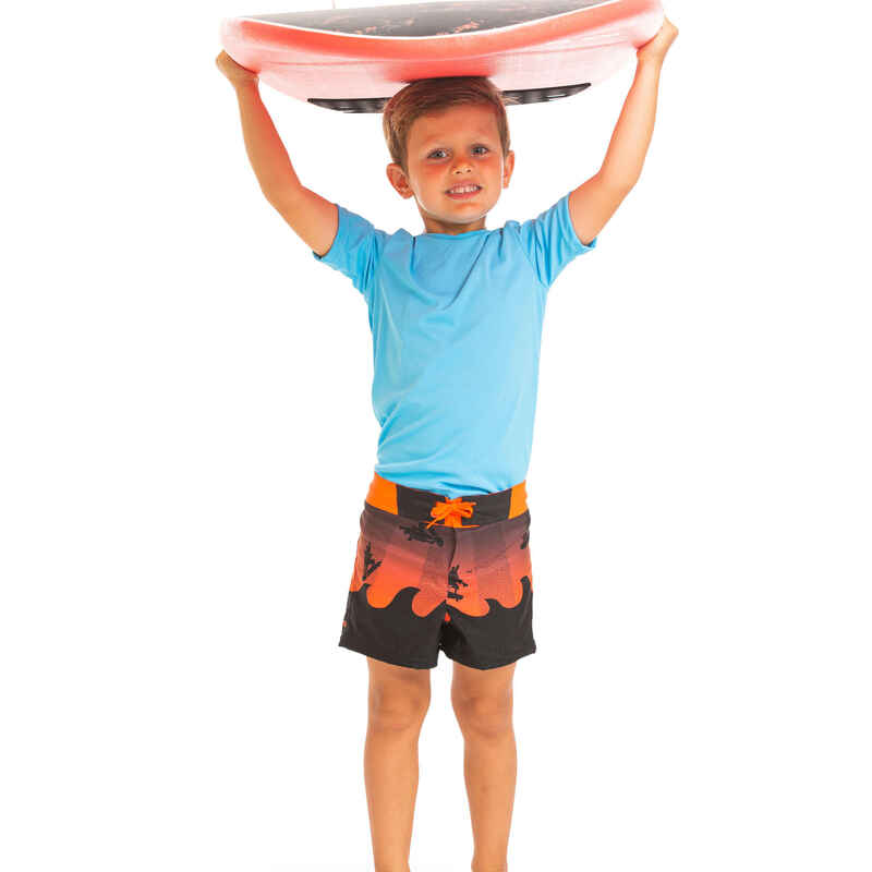 Bañador Short 500 Niños Rojo