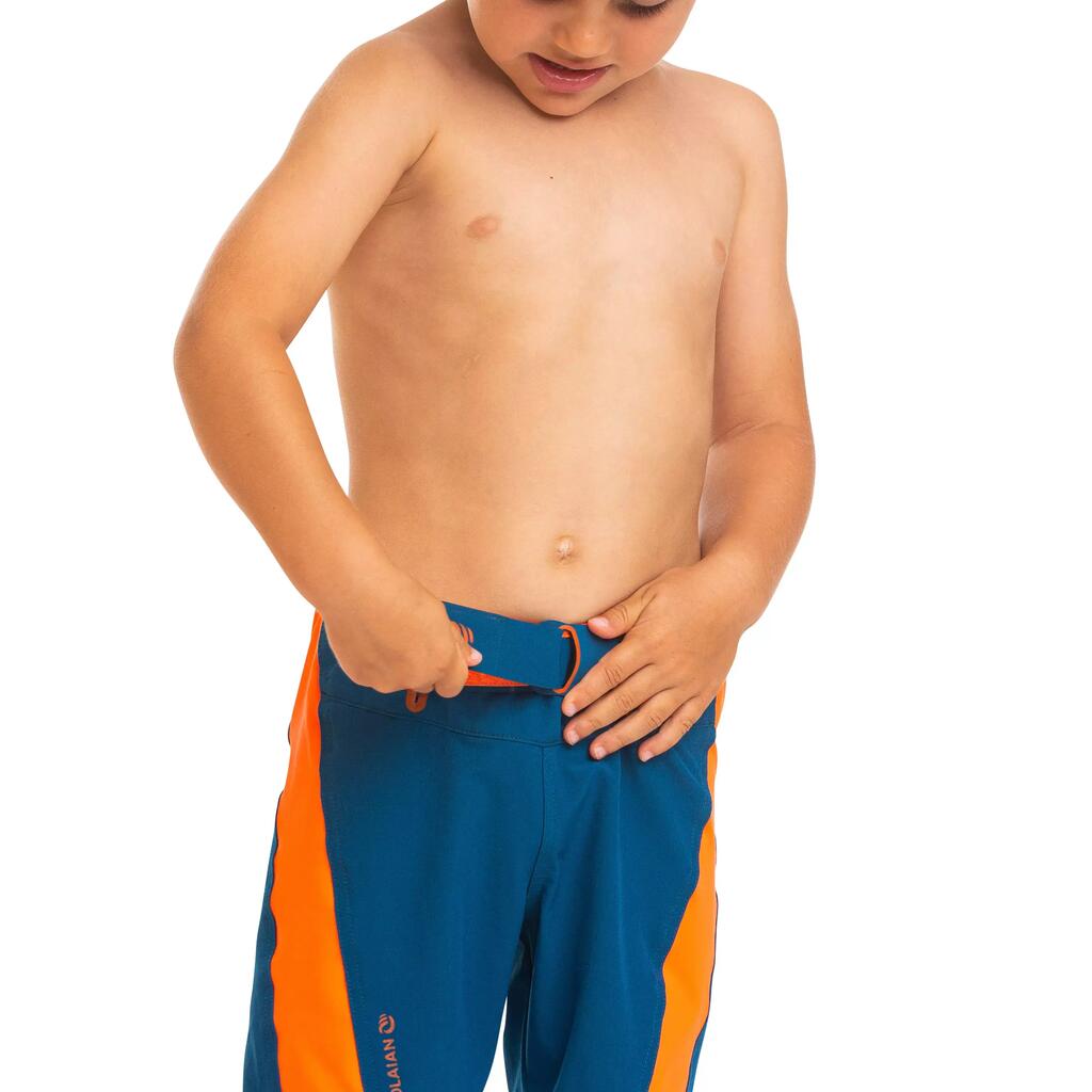 short de bain 500 Kid bleu
