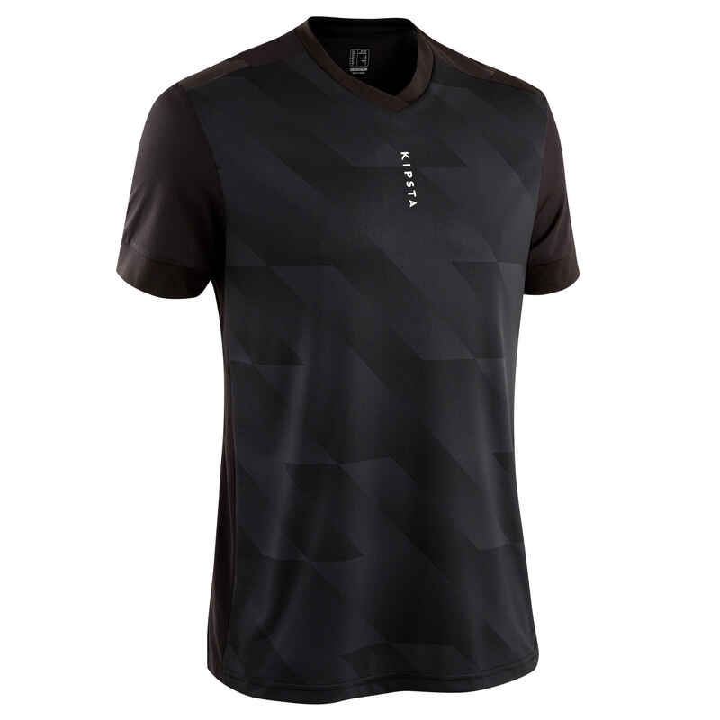 Fussballtrikot F500 Erwachsene schwarz Fussballtrikot F500 Erwachsene schwarz