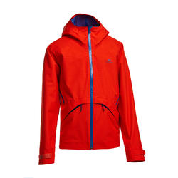 Children's waterproof hiking jacket - MH550 - red