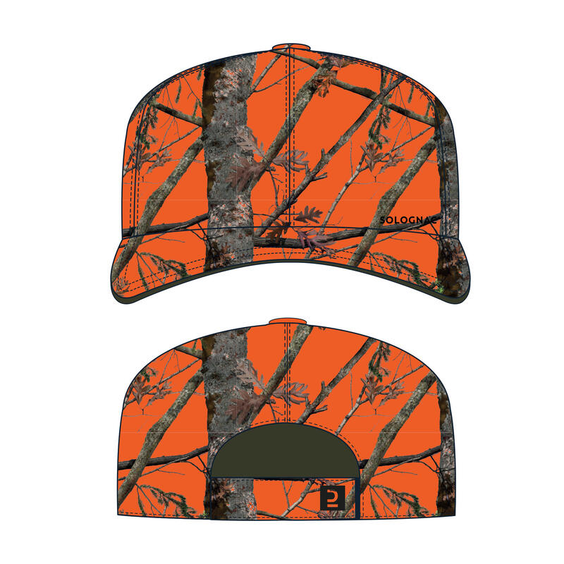 CASQUETTE CHASSE ORANGE CAMO 500