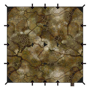 Bushcraft Waterproof Tarp 2.97 x 2.85 m Army Military Camo Print