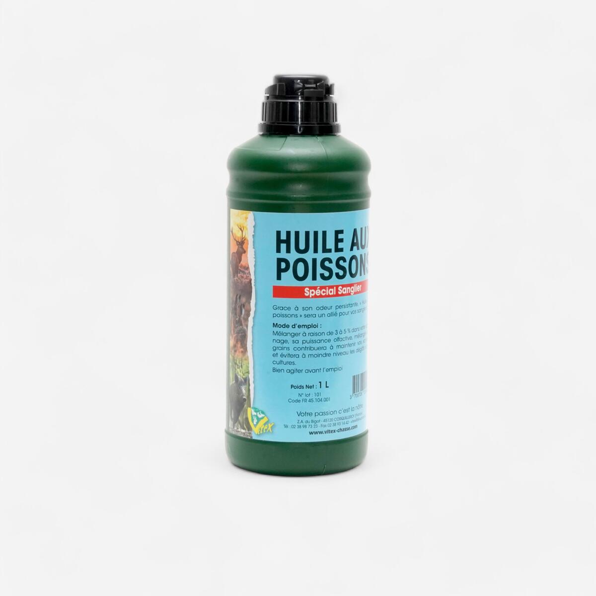 ATTRACTANT HUILE AU POISSON 1L POUR SANGLIER
