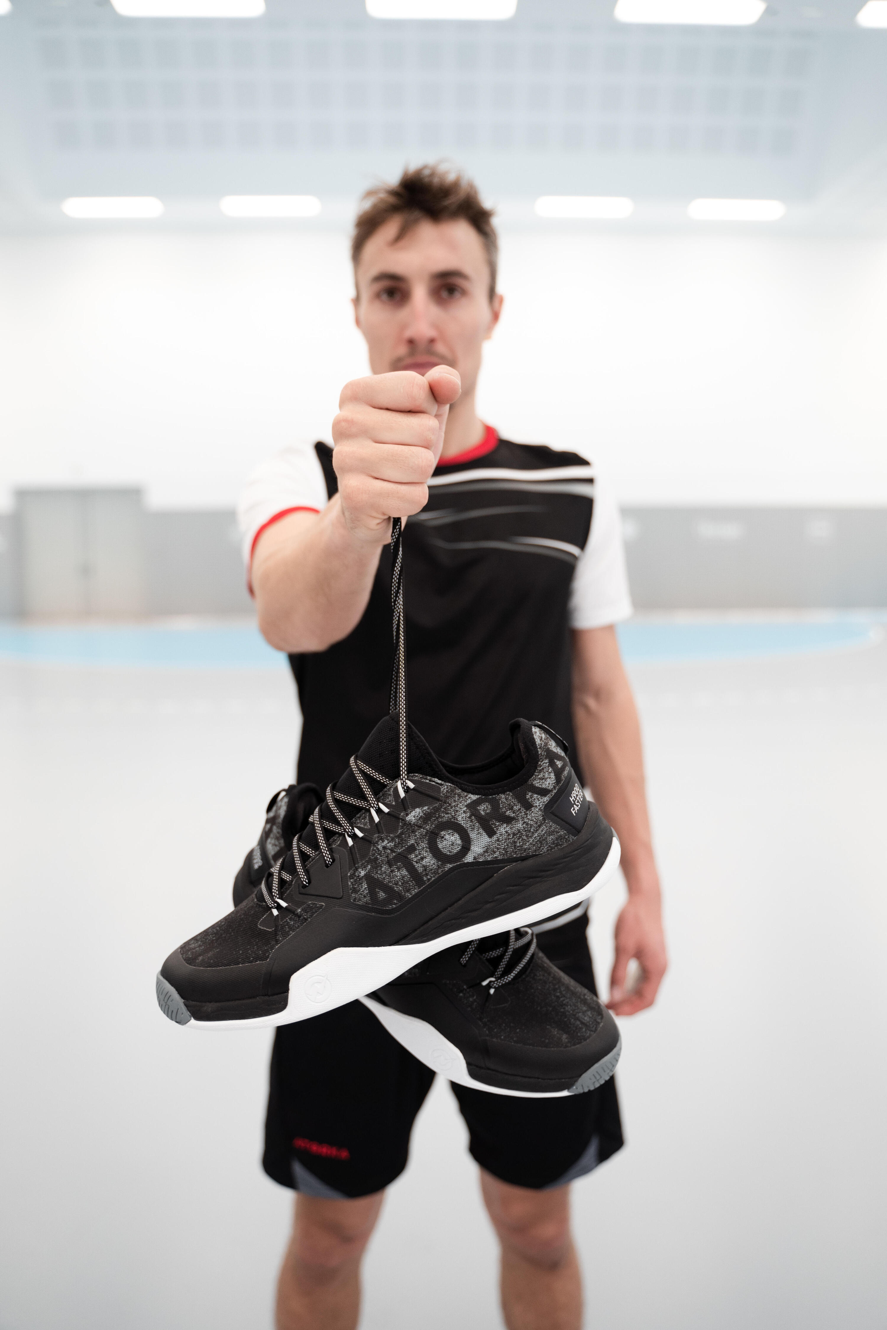 Men's/Women's Handball Shoes H900 Faster - Black/Grey 10/10
