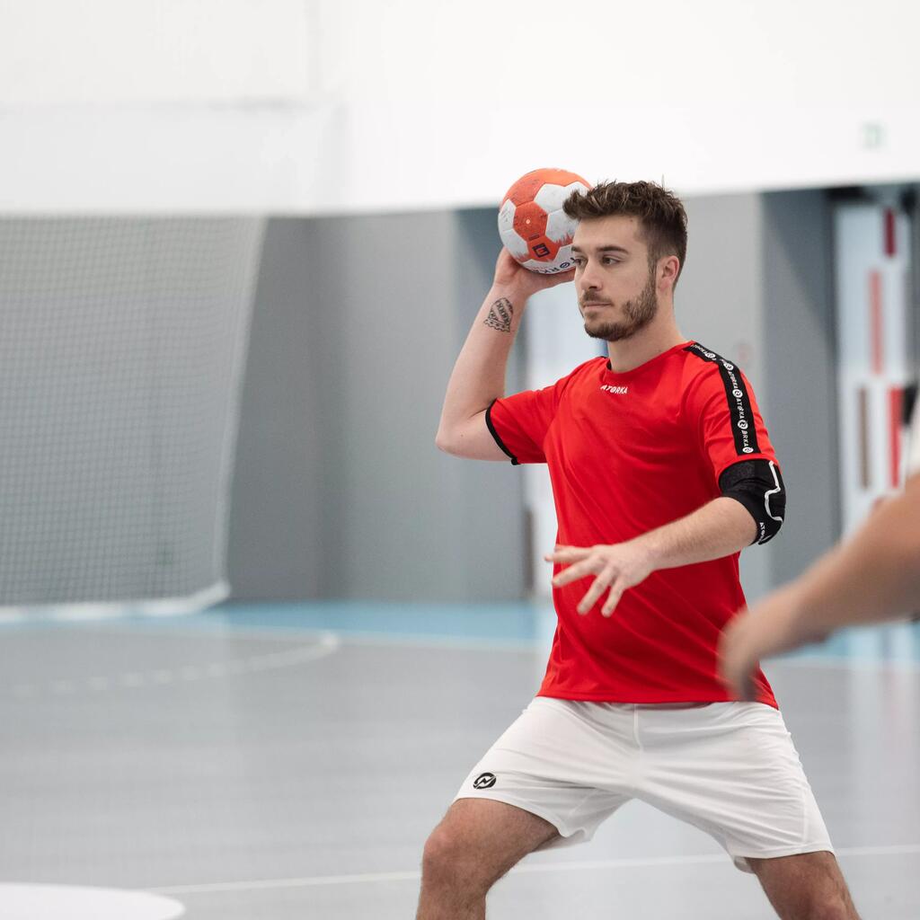 Handballtrikot kurzarm H100C Herren rot