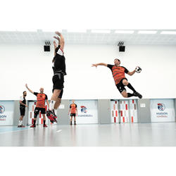 Calcetines Altos Balonmano Atorka H900 Adulto negro blanco