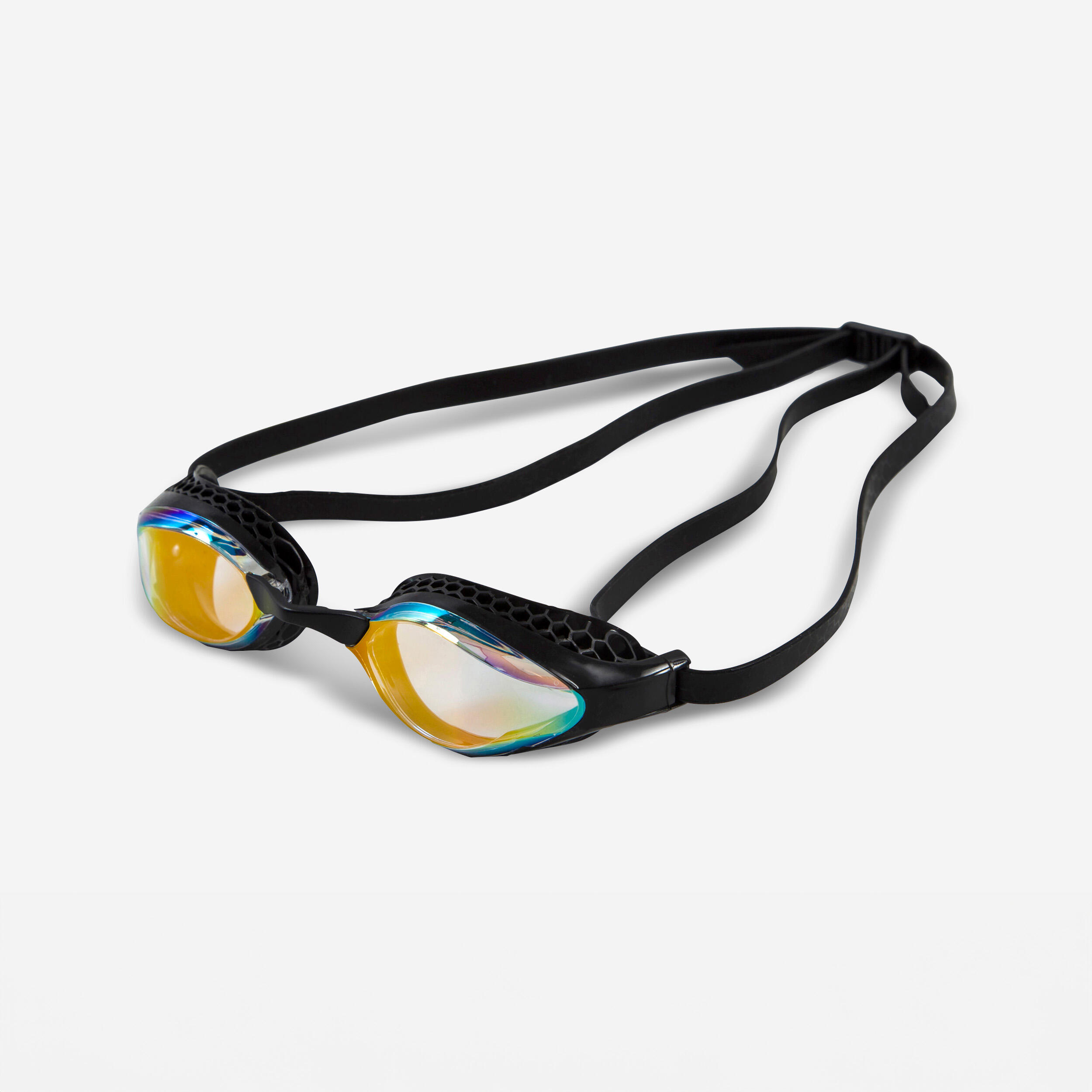 Lunettes de natation Arena Airspeed mirror jaune noir. ARENA