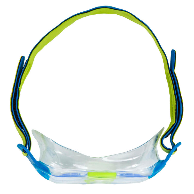 Maschera nuoto baby SEA SQUAD azzurro-verde