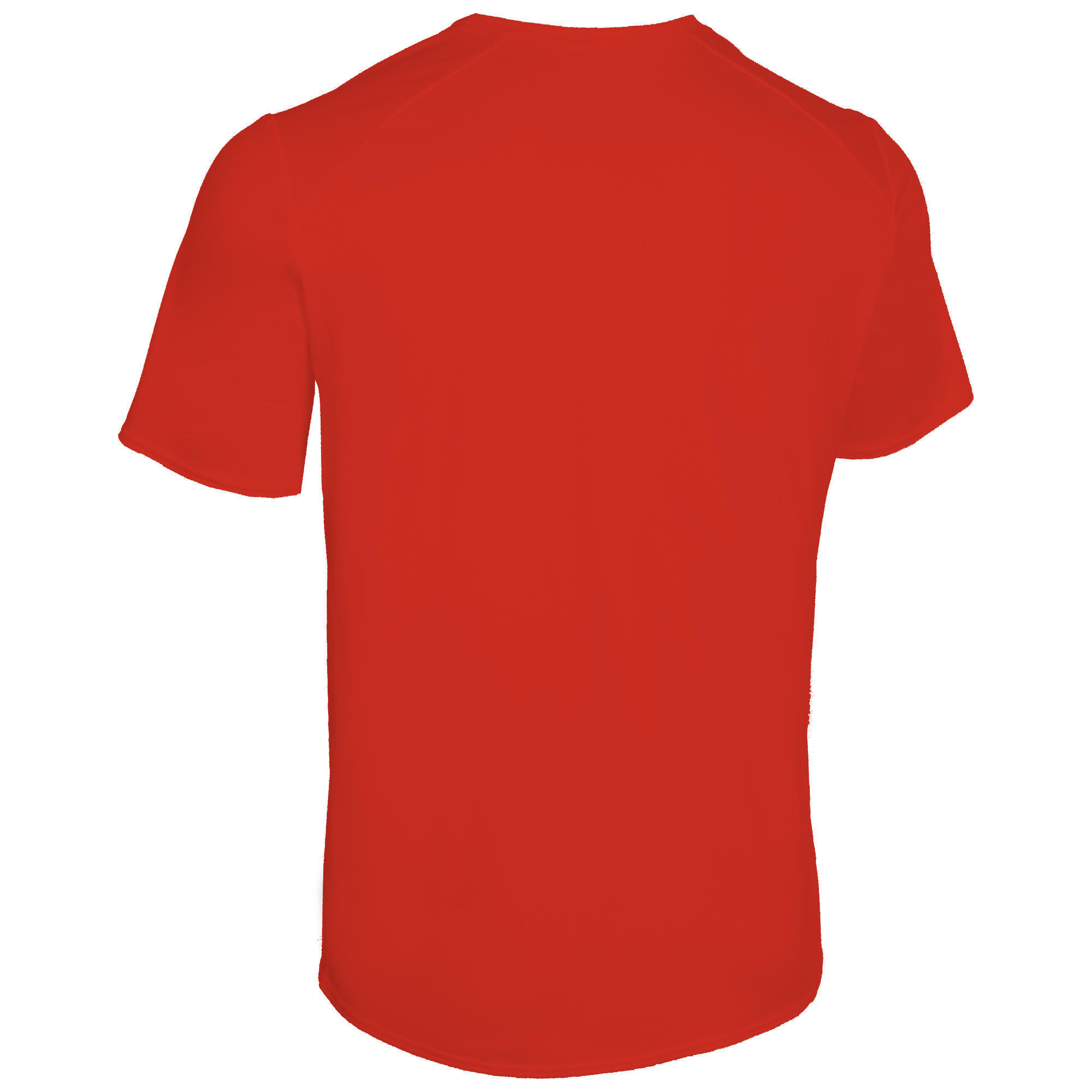 Customizable men's track and field tee shirt red club