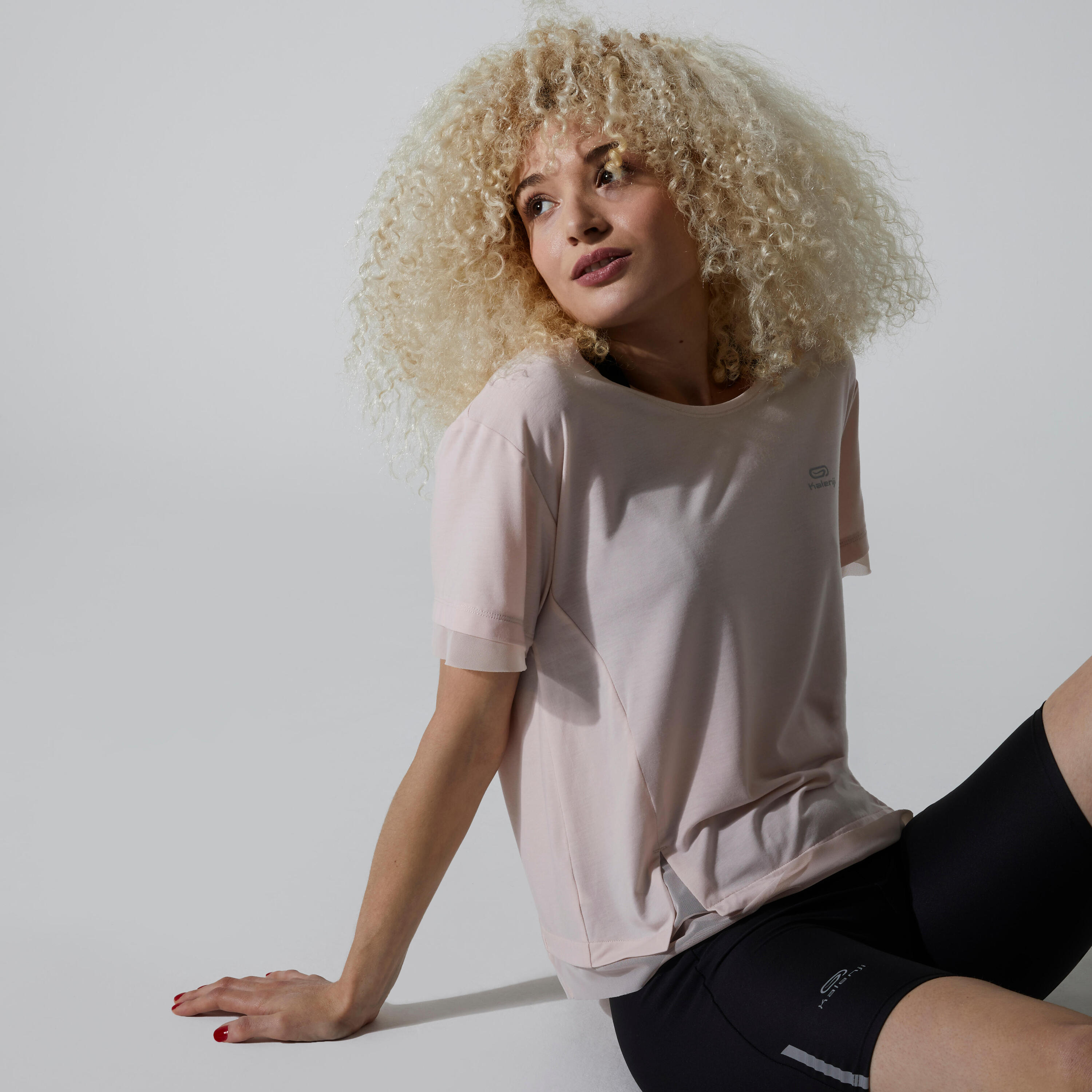 Feel Women's Running Breathable Short-Sleeved T-shirt - pink 34/56