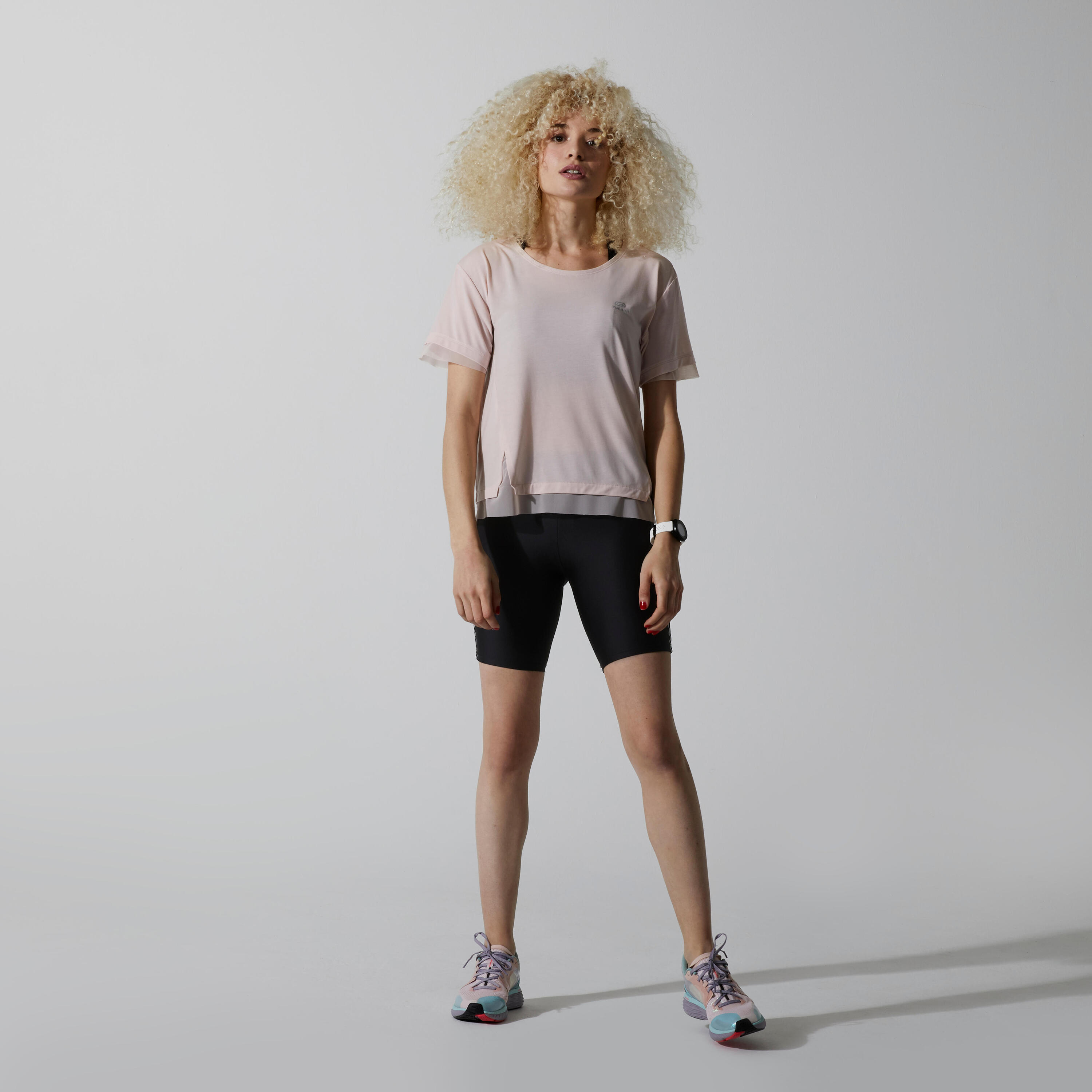 Feel Women's Running Breathable Short-Sleeved T-shirt - pink 33/56