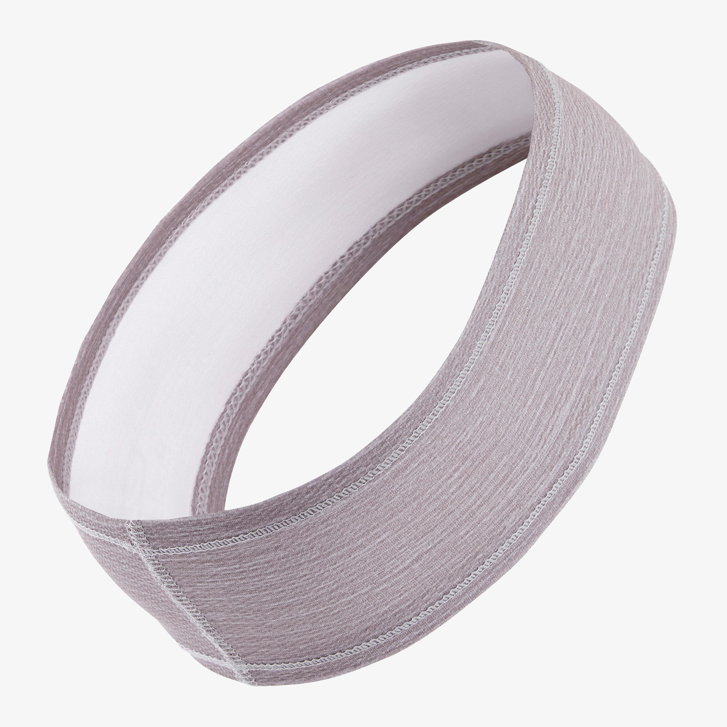 Men Women's KIPRUN running headband - grey /deep purple 3/4
