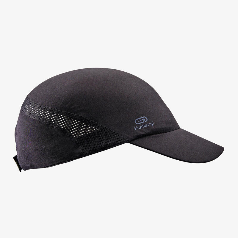 Lauf-Cap Schirmmütze Unisex verstellbar - schwarz 