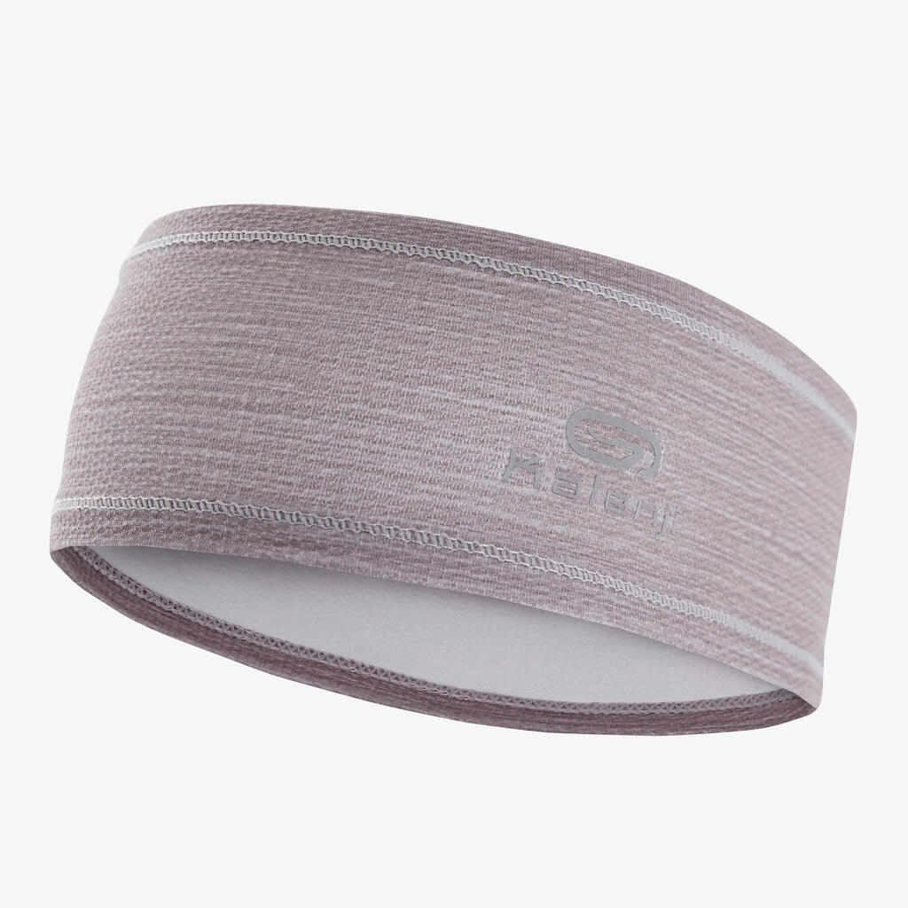 Running headband grey purple
