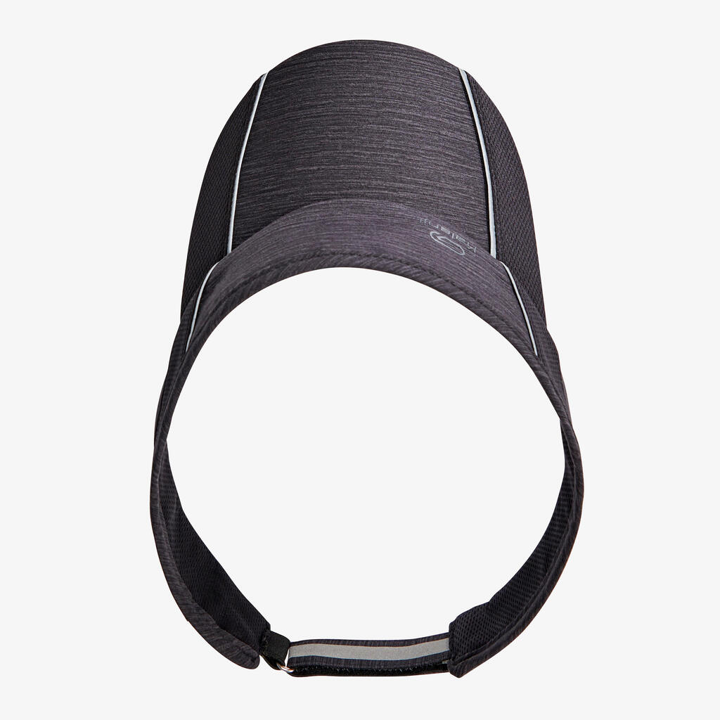 Unisex Running Visor - KIPRUN Adjustable Mottled Black